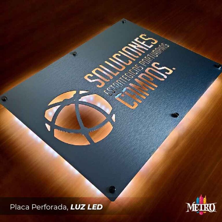 Letrero Iluminacion LED 3