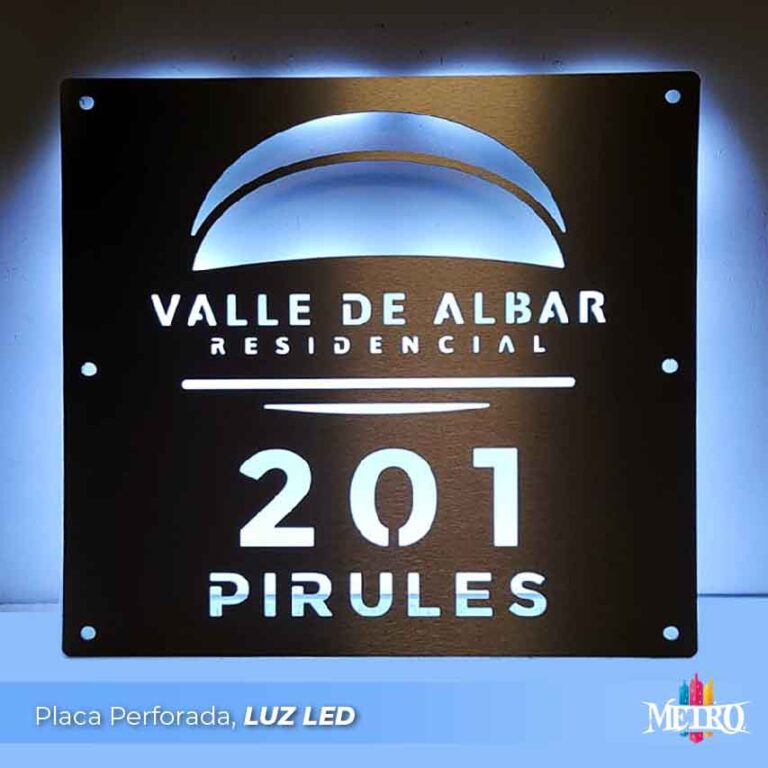 Letrero Iluminacion LED 4
