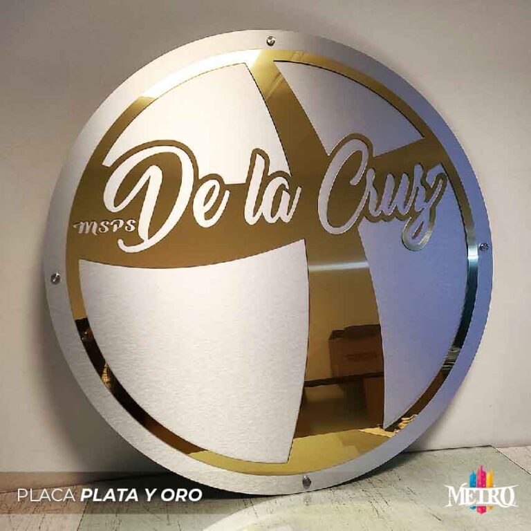 Placa con 2d d
