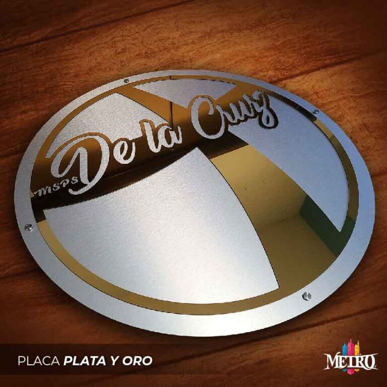 Placa con 2d f